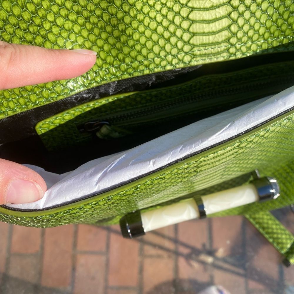 Anthropologie Leifsdottir Python Embossed Leather… - image 4